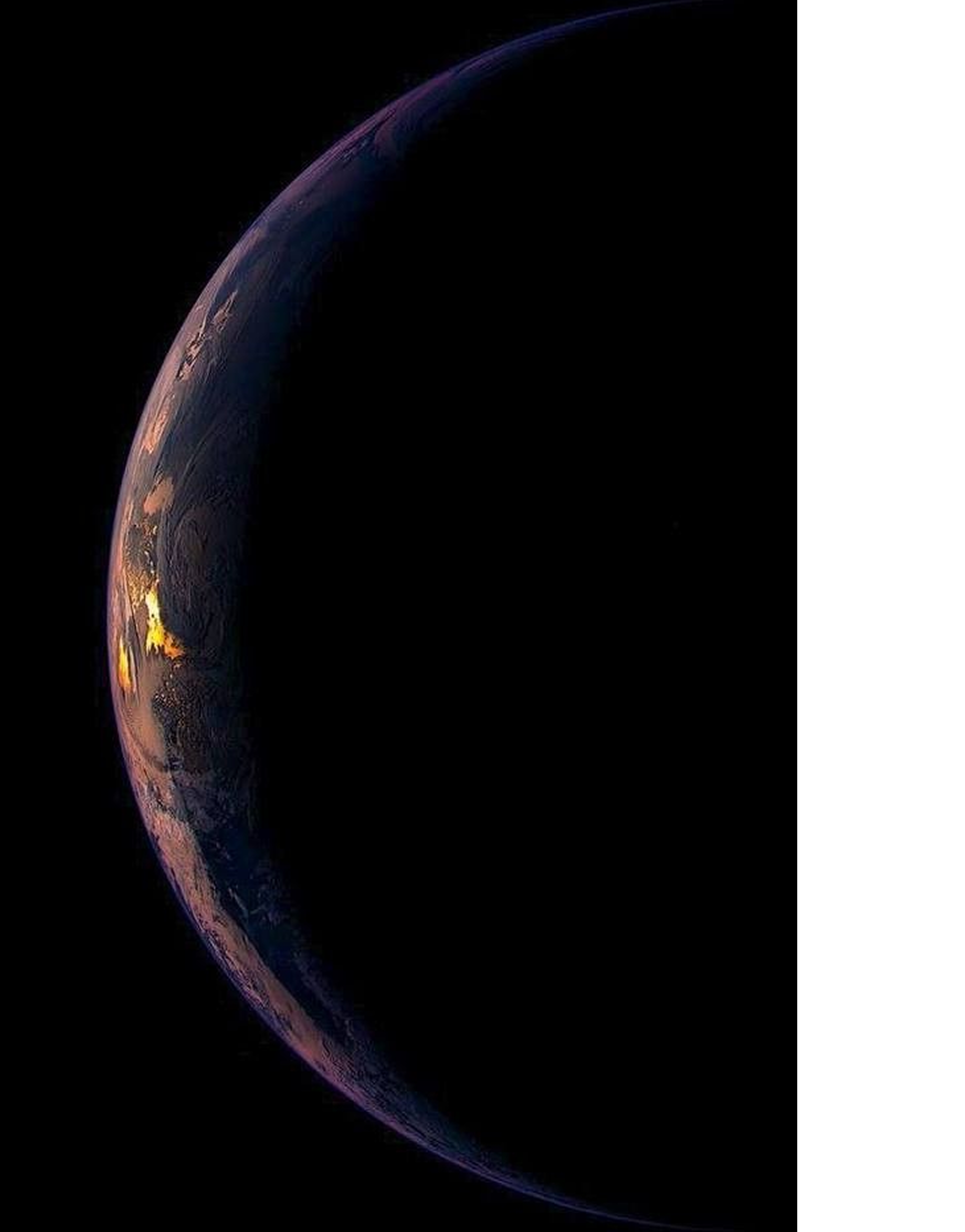 Planet visual background element desktop