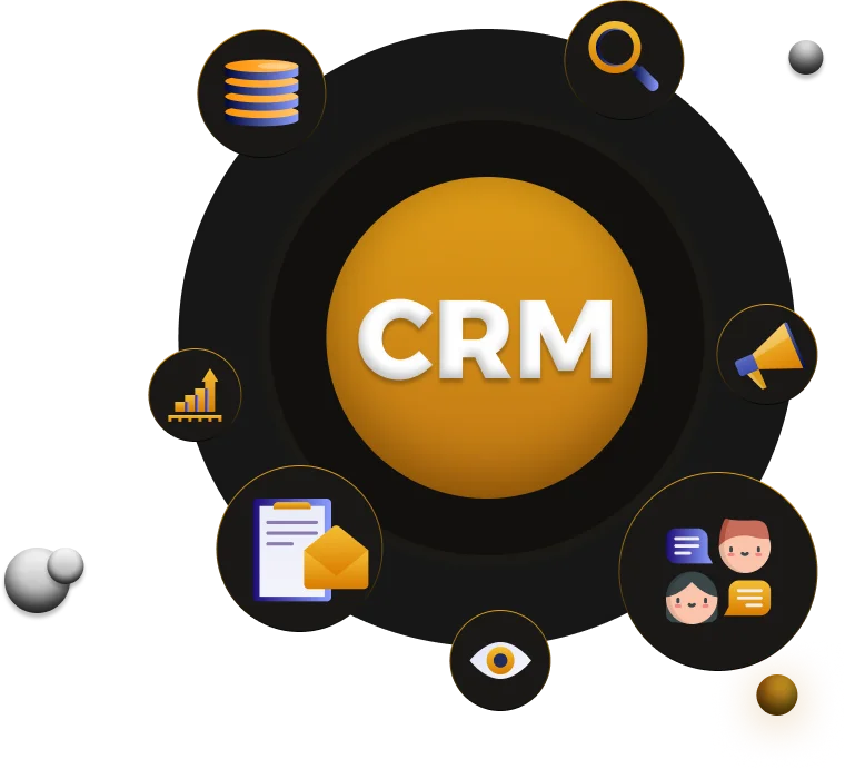 CRM Development Illustration