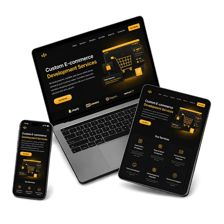 Custom eCommerce Background