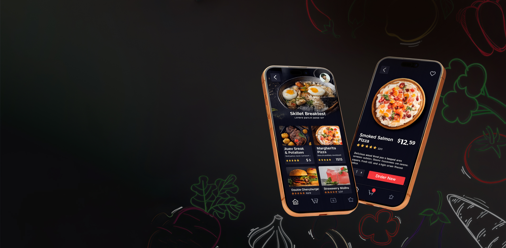 Food Delivery App Background